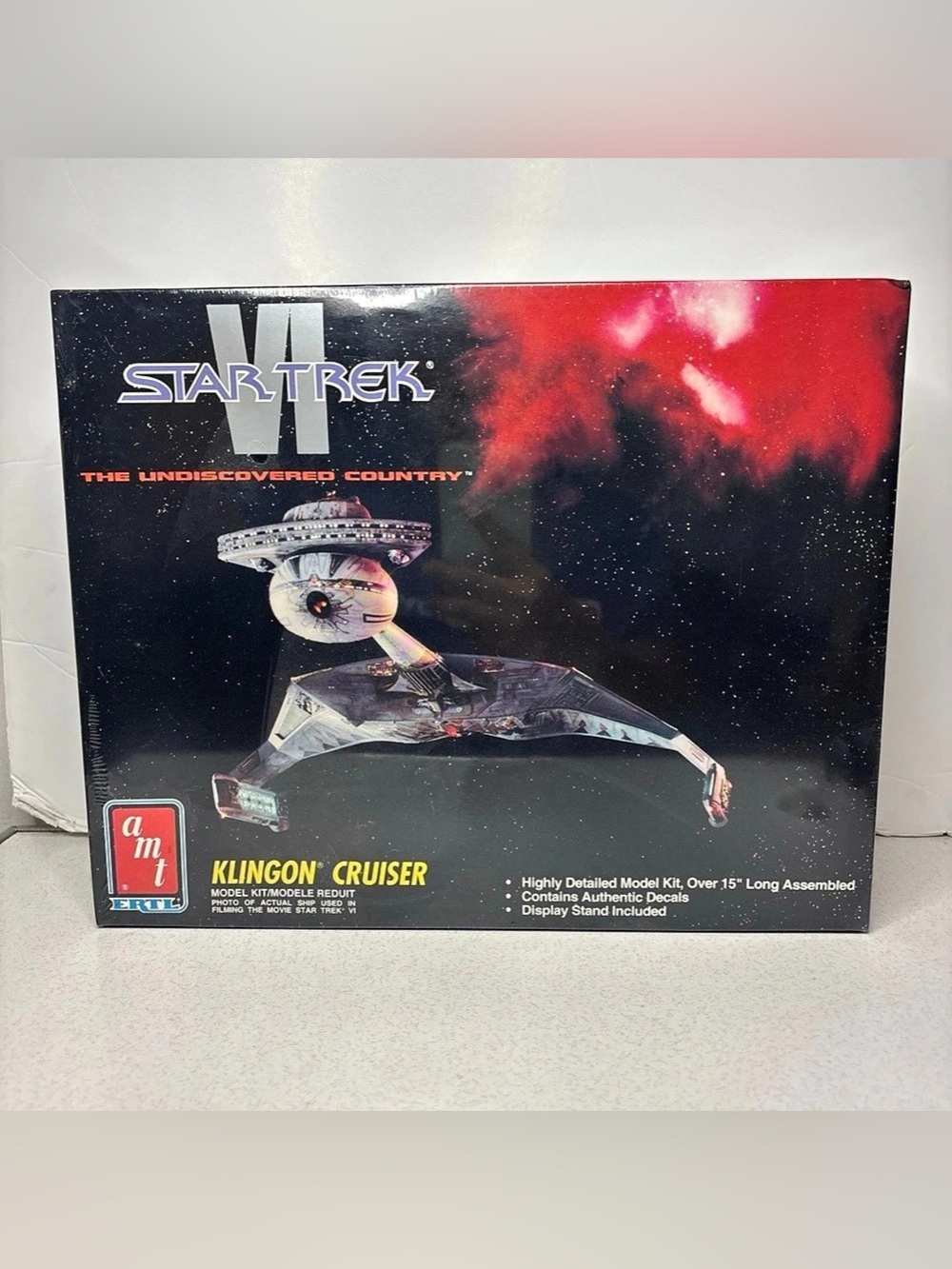 Star Trek VI Klingon Cruiser AMT Model Kit Sealed Undiscovered